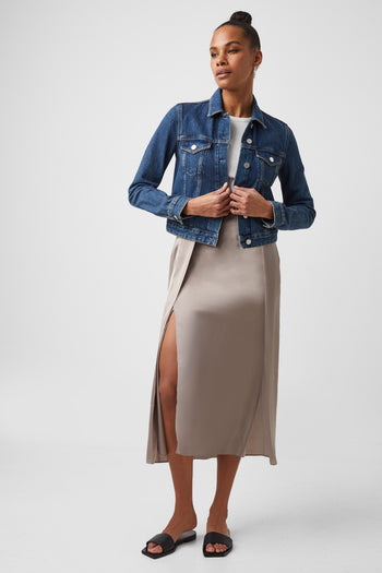 Macee Micro Western Denim Jacket