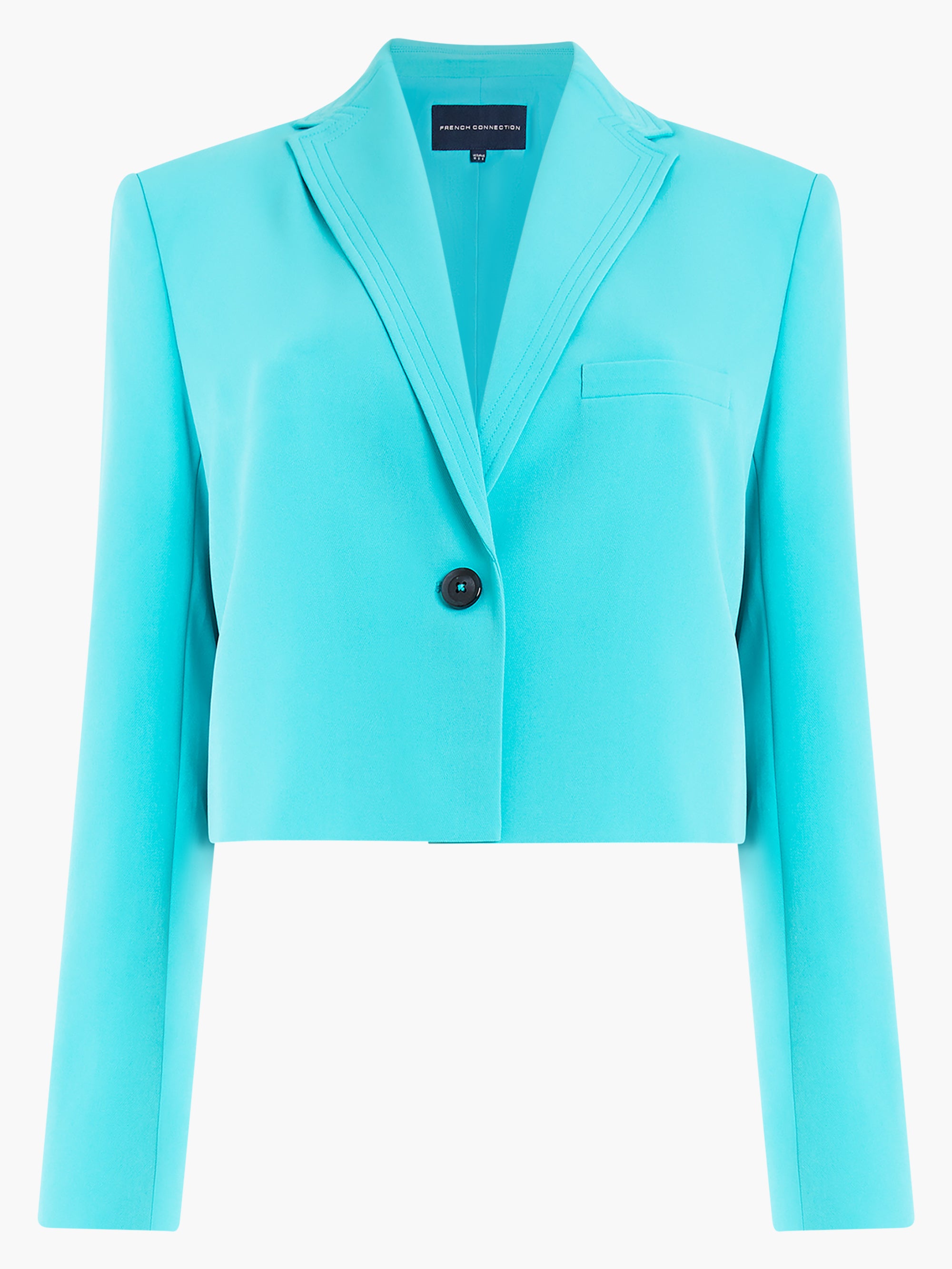 Echo Crepe Cropped Blazer