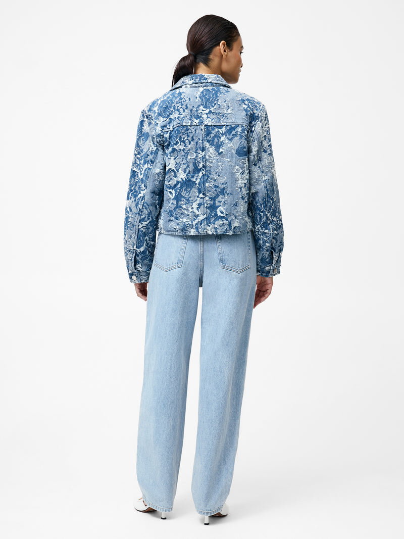 Charlotte Denim Jacquard Jacket