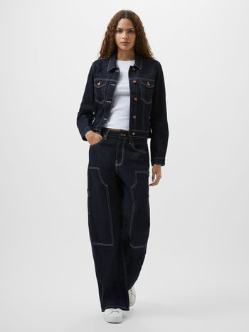 Denver Denim Contrasting Stitch Jacket