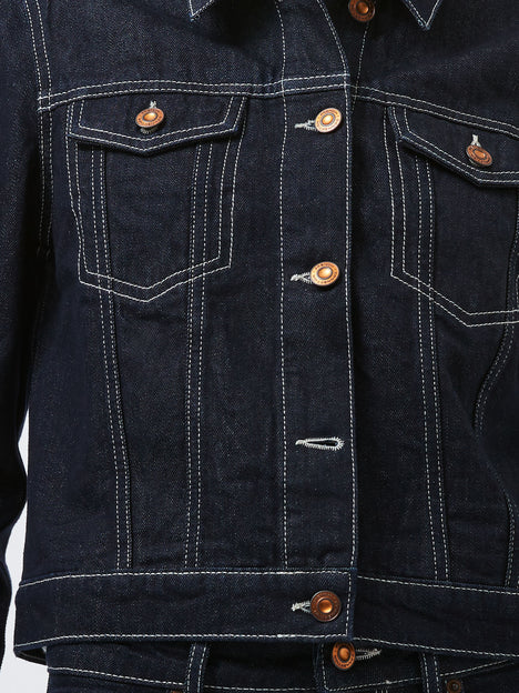 Denver Denim Contrasting Stitch Jacket