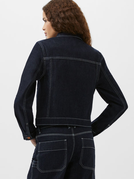 Denver Denim Contrasting Stitch Jacket