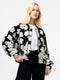 Lora Poly Jacquard Bomber Jacket