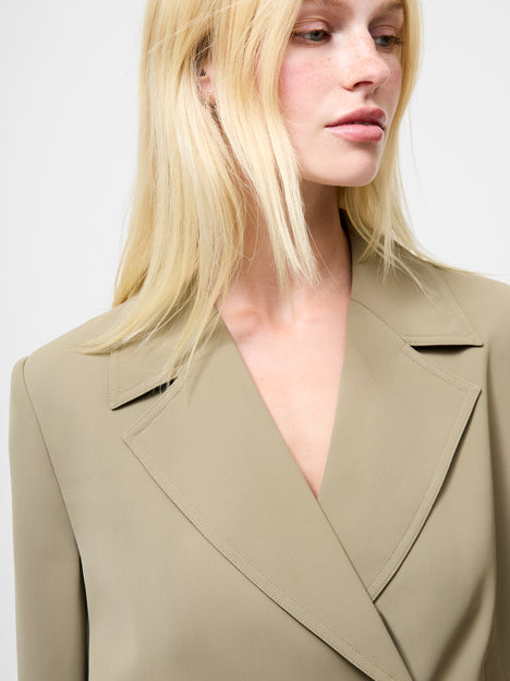 Vinnie Tailored Double Breasted Cropped Jacket
