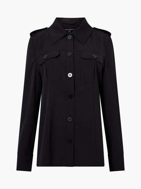Vinnie Tailored Shirt Jacket