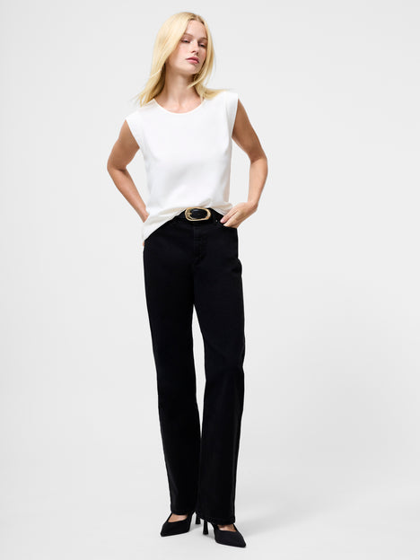 Polly Plains Capped Top