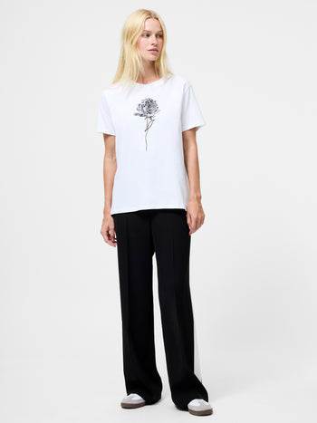 Rose Logo Peached Graphic Tee