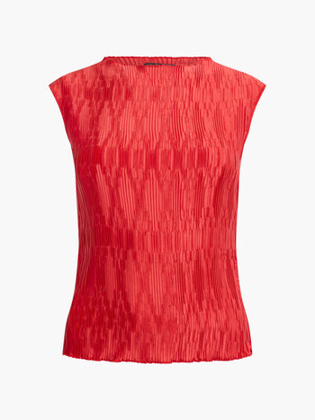 Moira Pleated Sleeveless Top