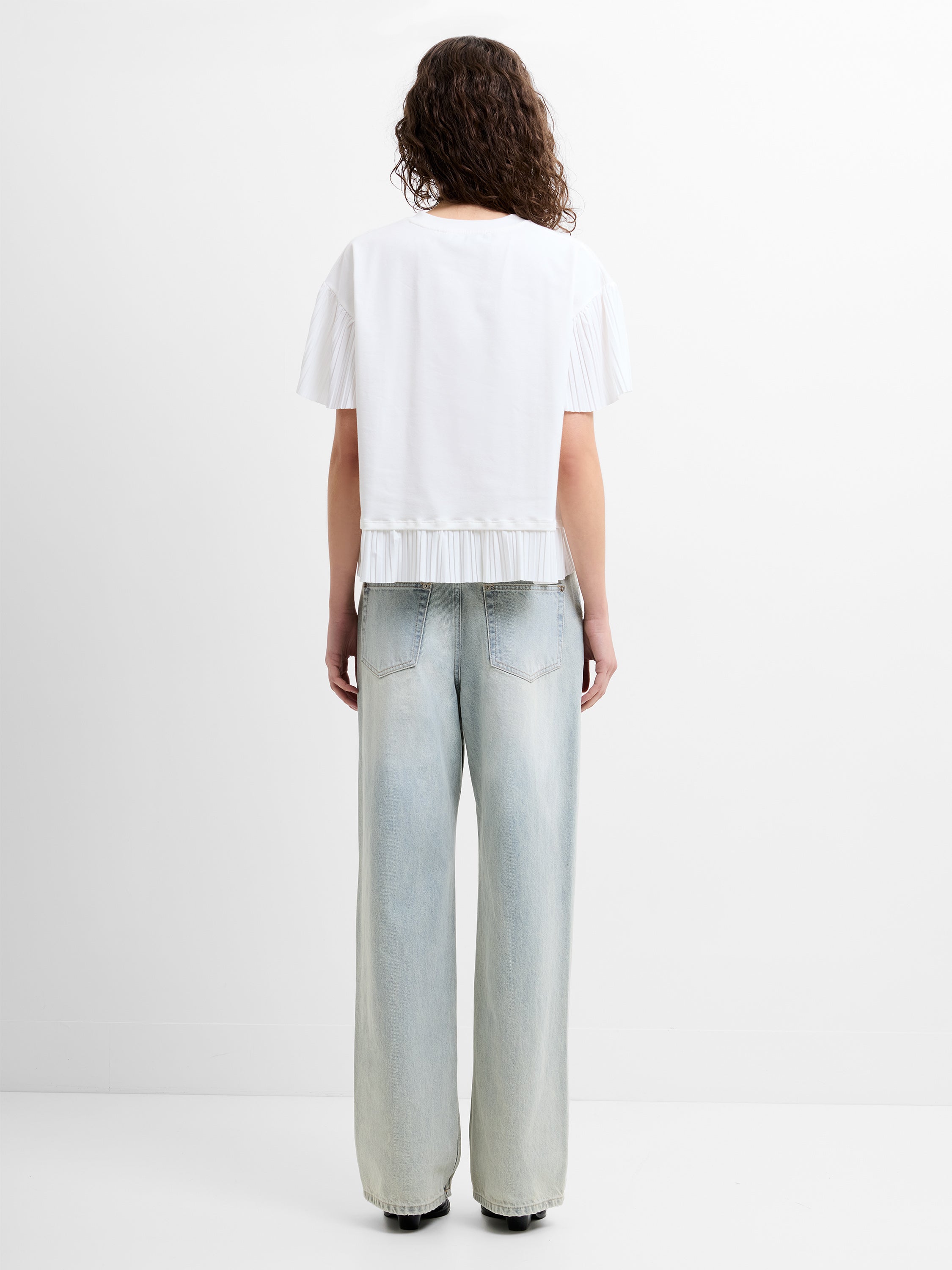 Rallie Plisse Trim T-Shirt