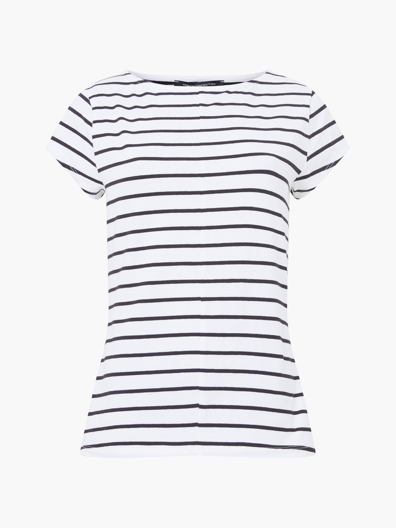 Rallie Stripe Fitted T-Shirt