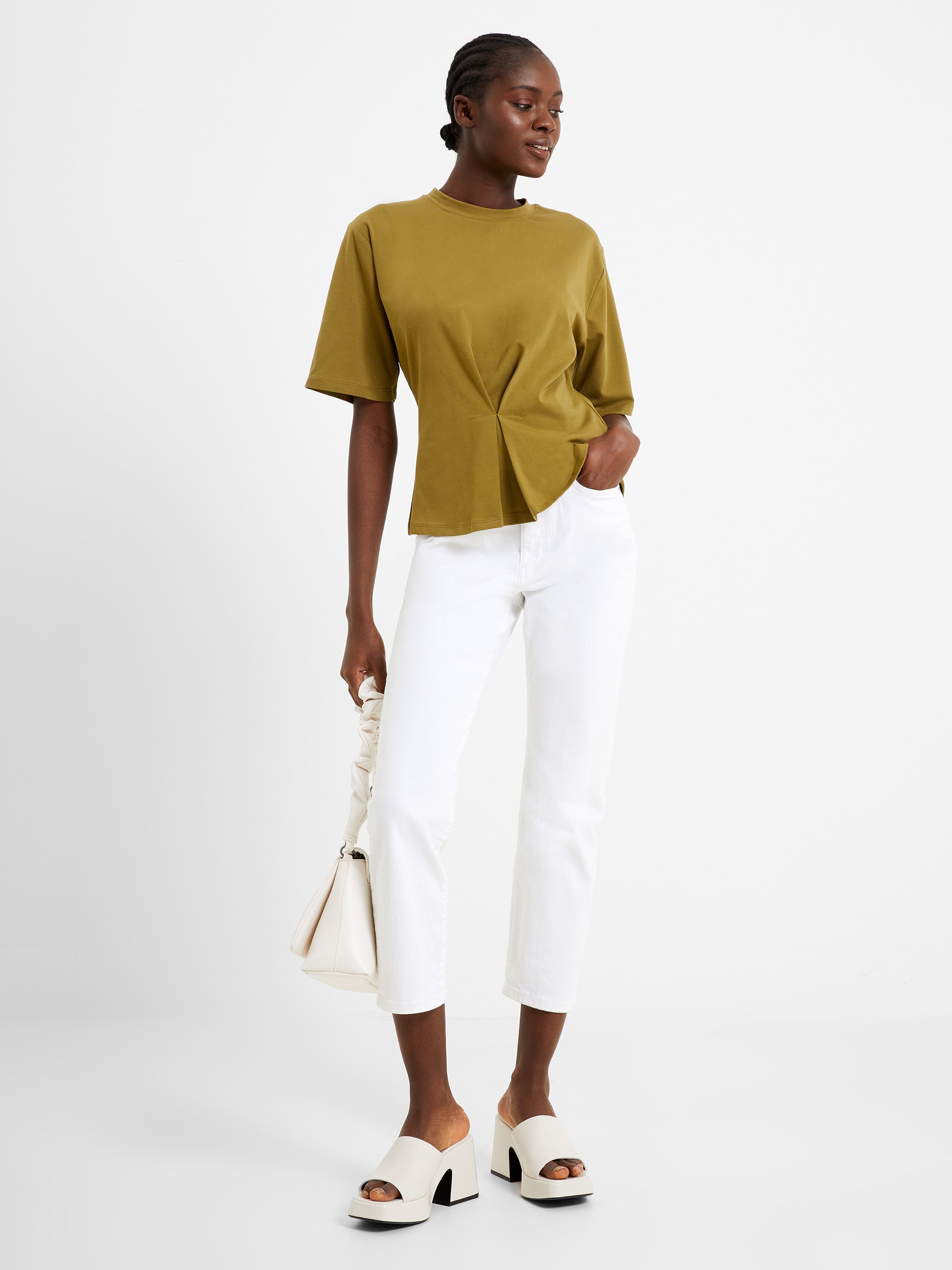 Pearl Box Pleat Top