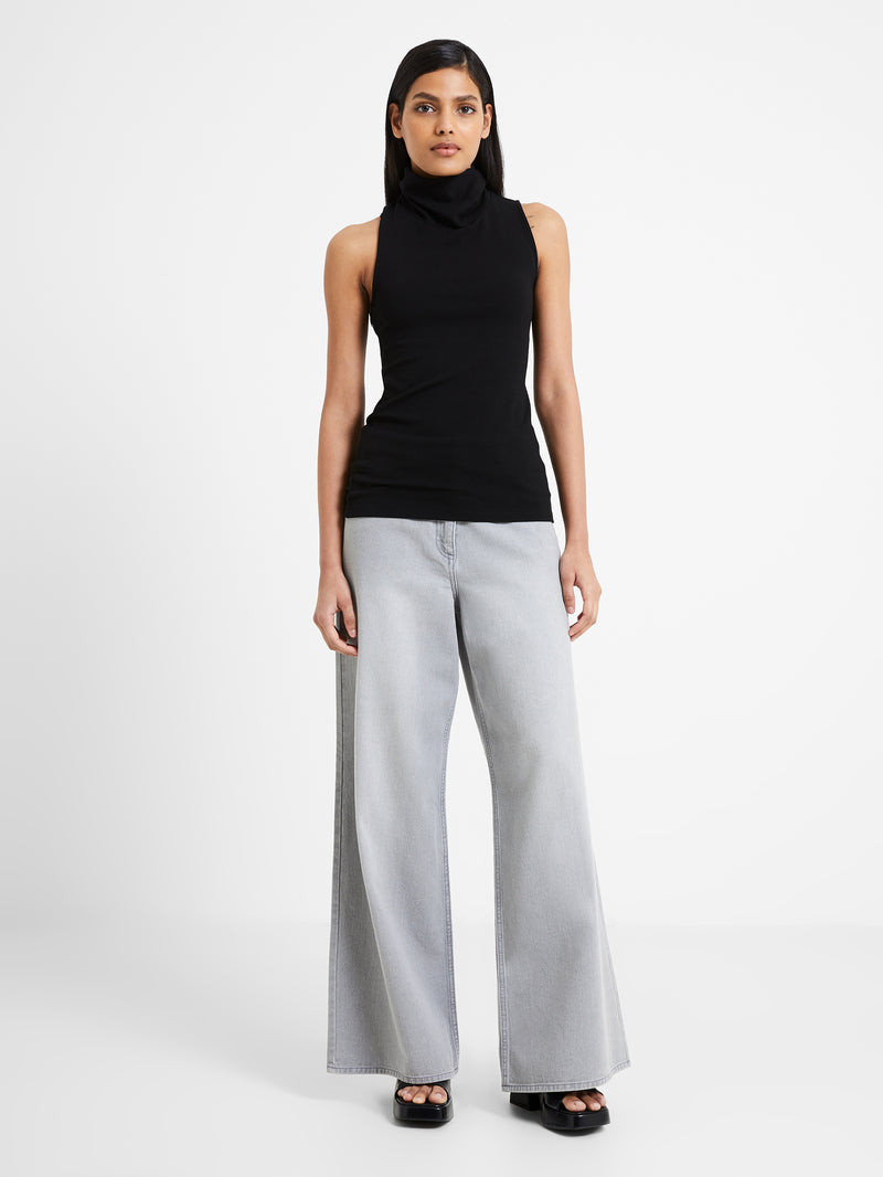 Roy Viscose High Neck Top