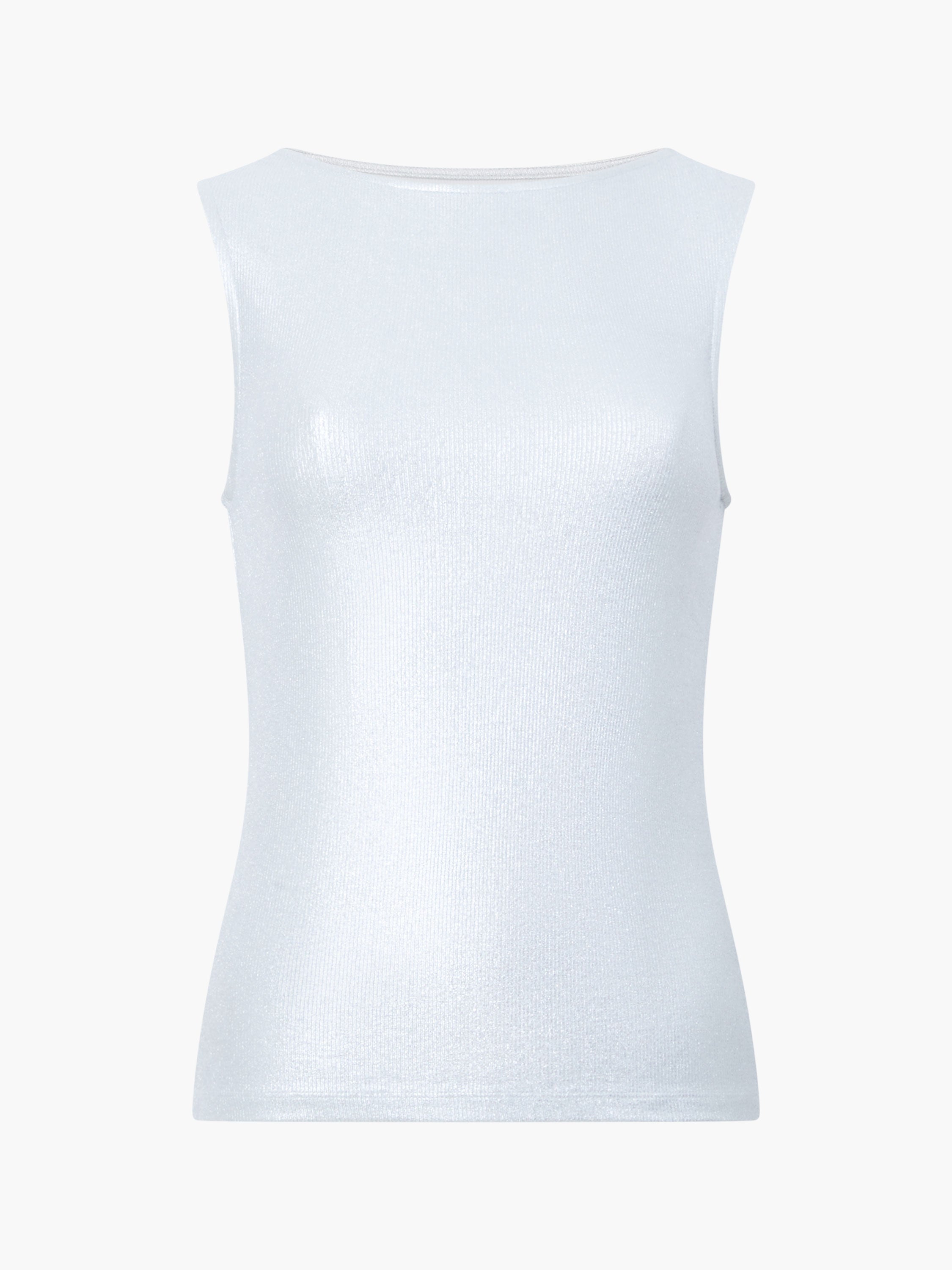 Vista Ribbed Foil Coated Tank Top