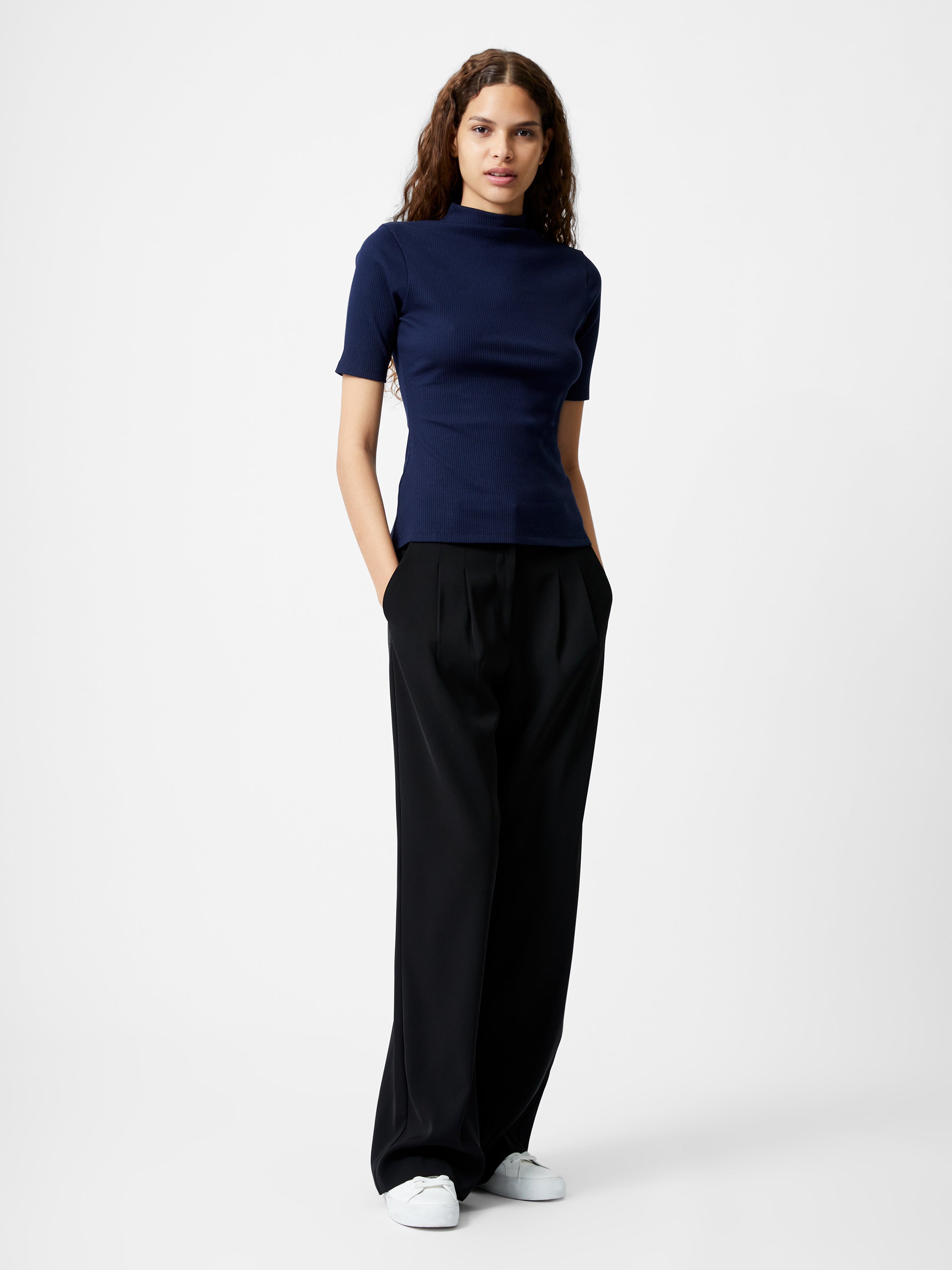 Grown On Turtleneck Ribbed Top