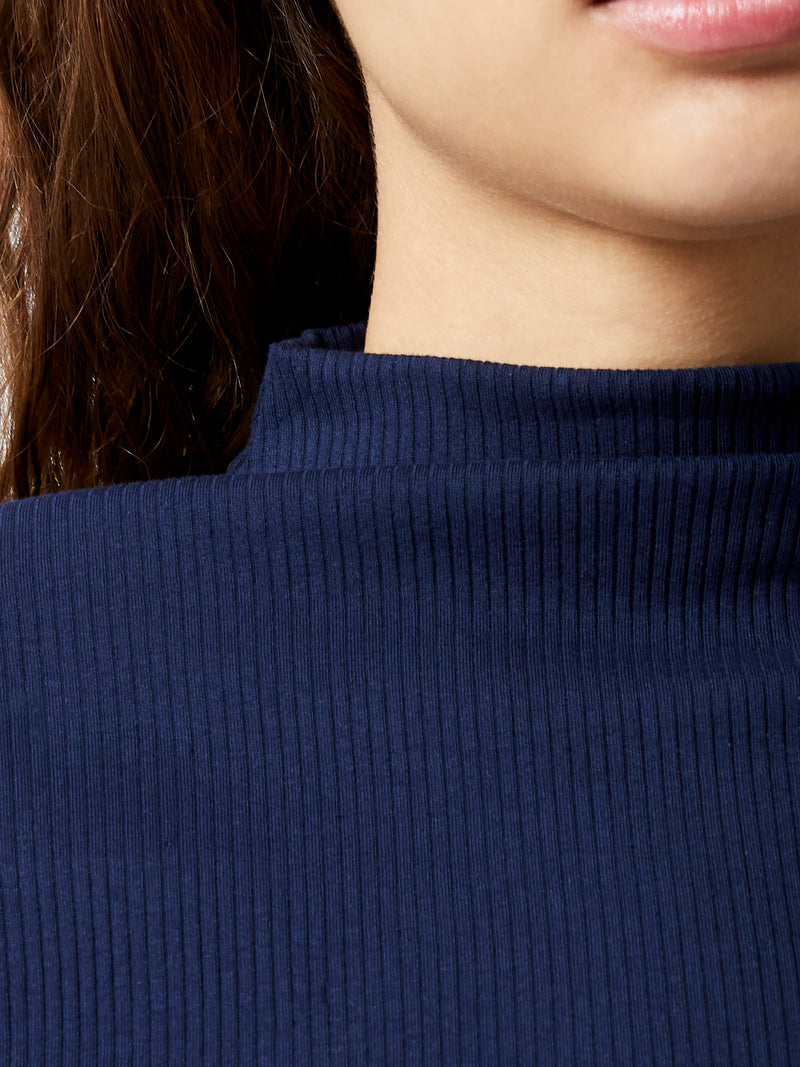 Grown On Turtleneck Ribbed Top