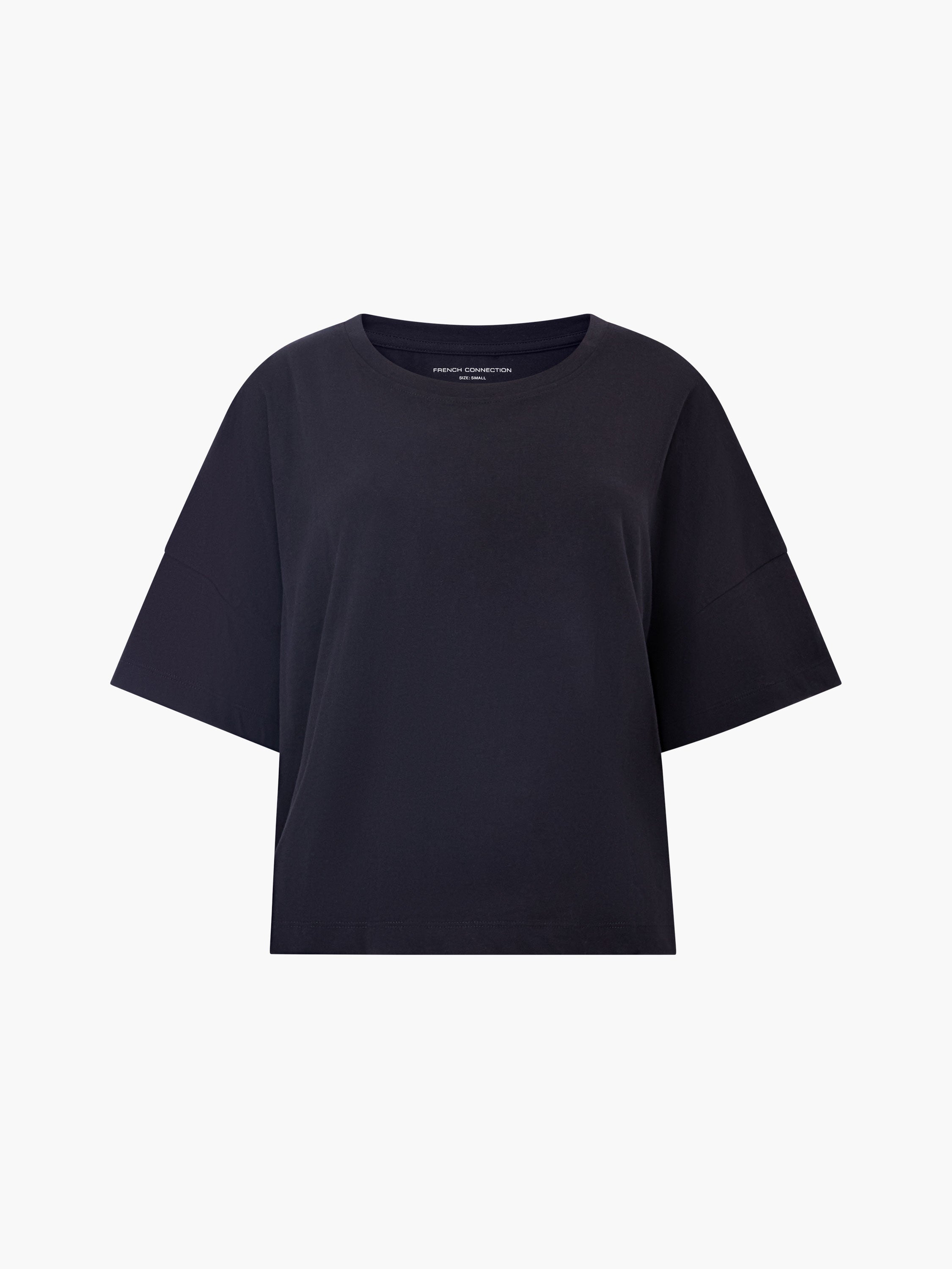 Brushed Stepped Hem T-Shirt