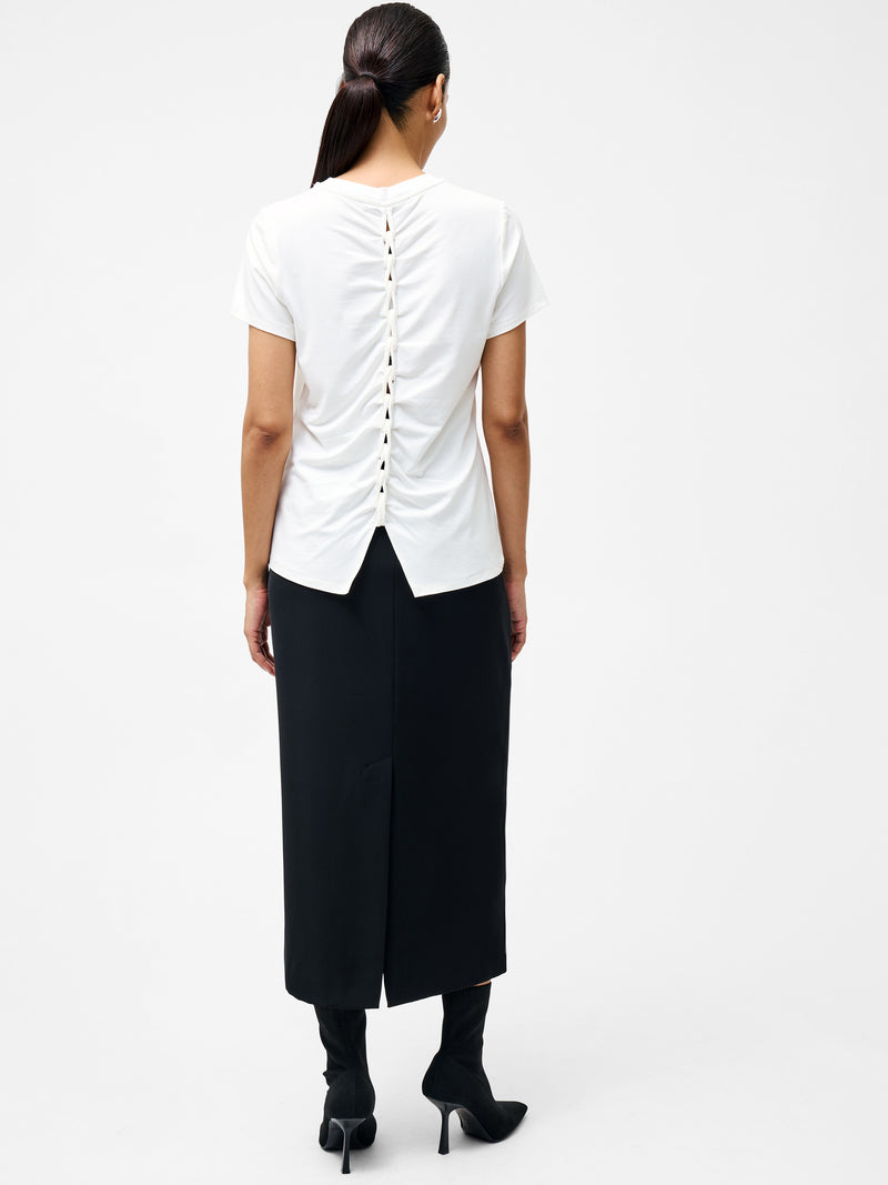 Justine Jersey Back Ruching T-Shirt