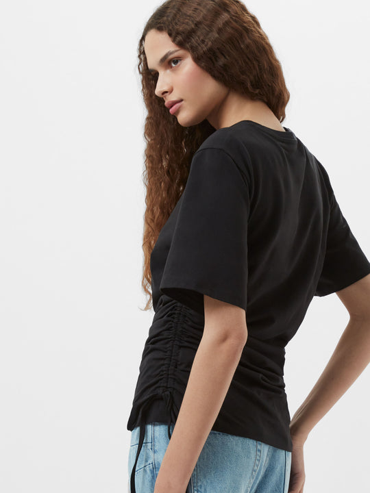 Rallie Ruched Drawstring T-Shirt