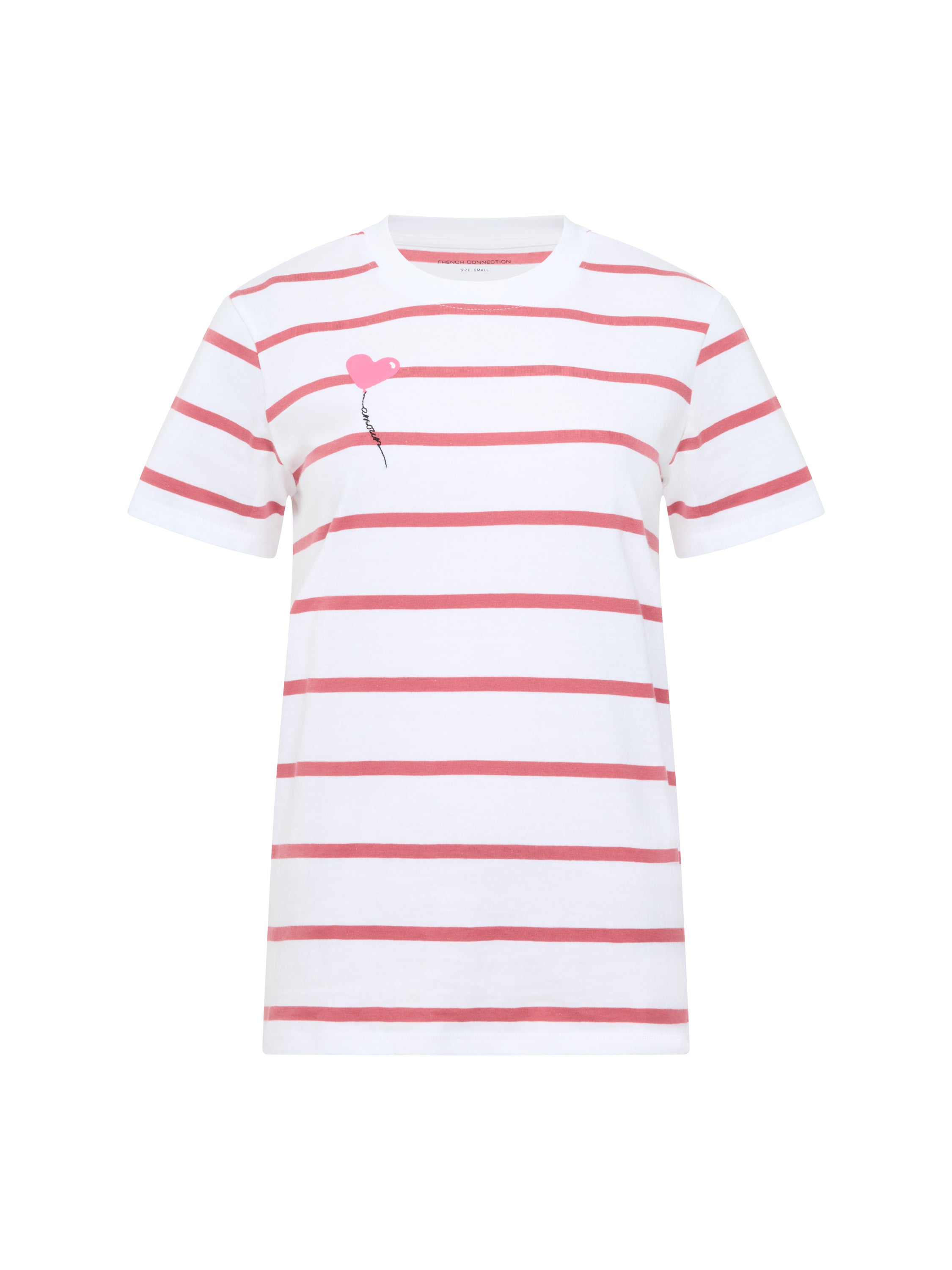Striped Balloon Heart Amour T-Shirt