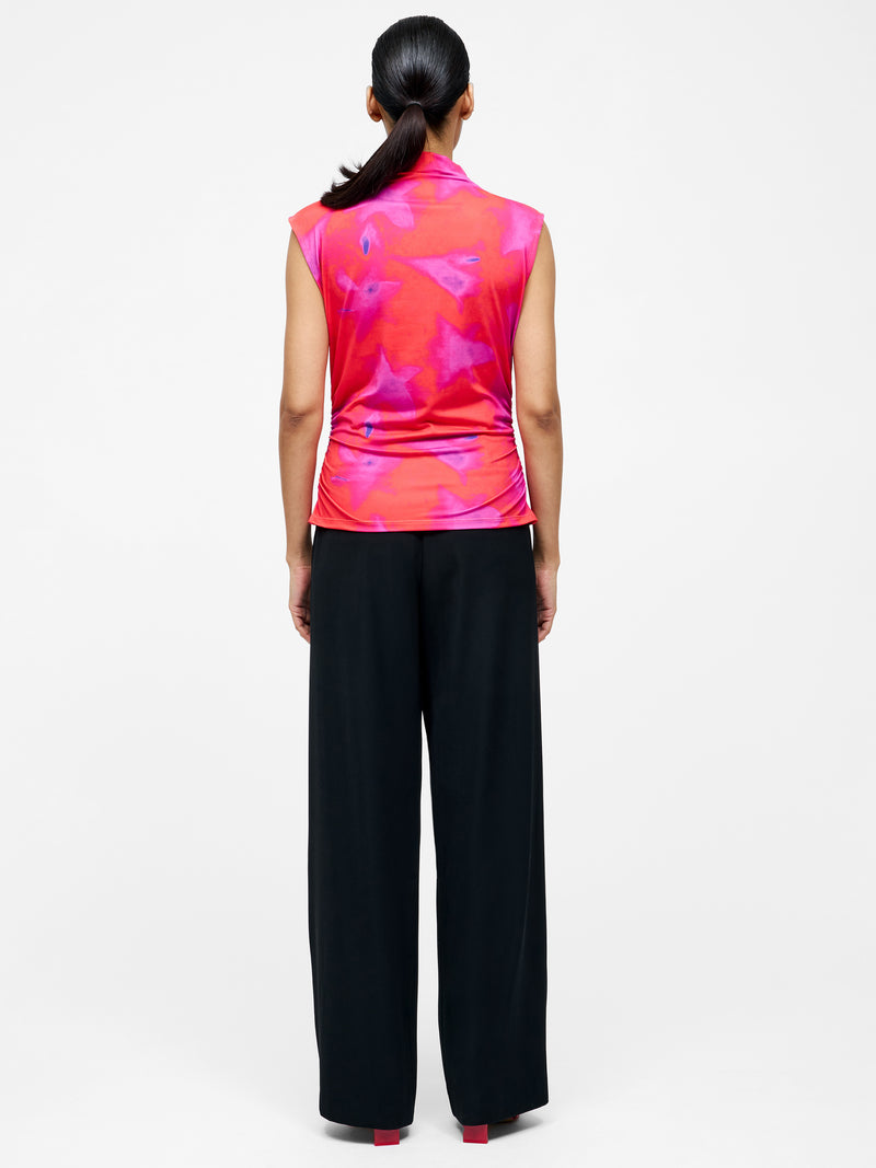 Christy Ruched Sleeveless Top