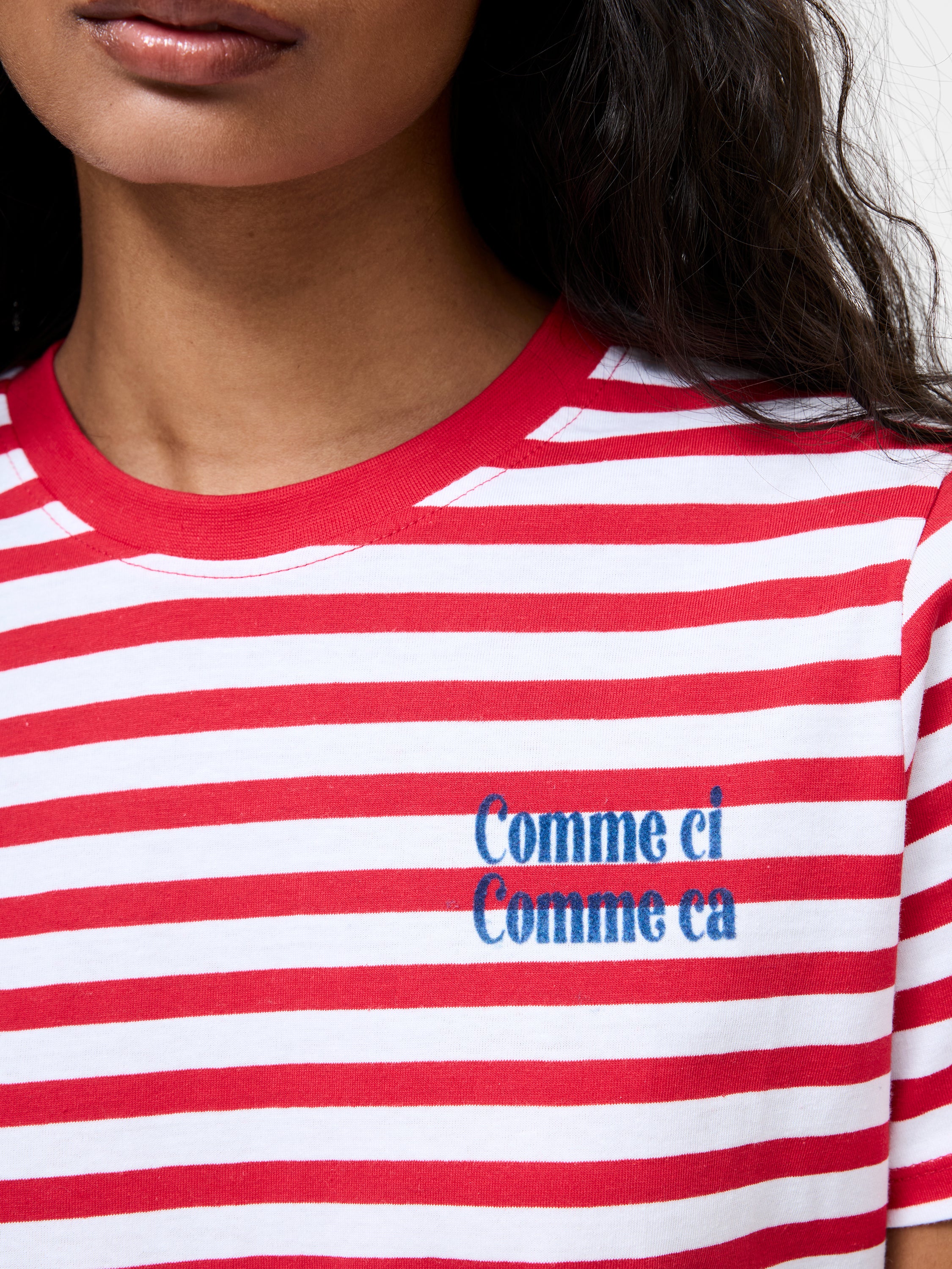 Comme Ci Comme Ca Striped T-Shirt