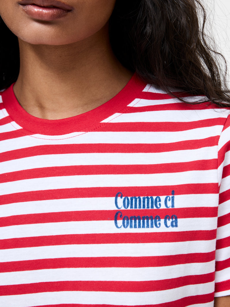 Comme Ci Comme Ca Striped T-Shirt
