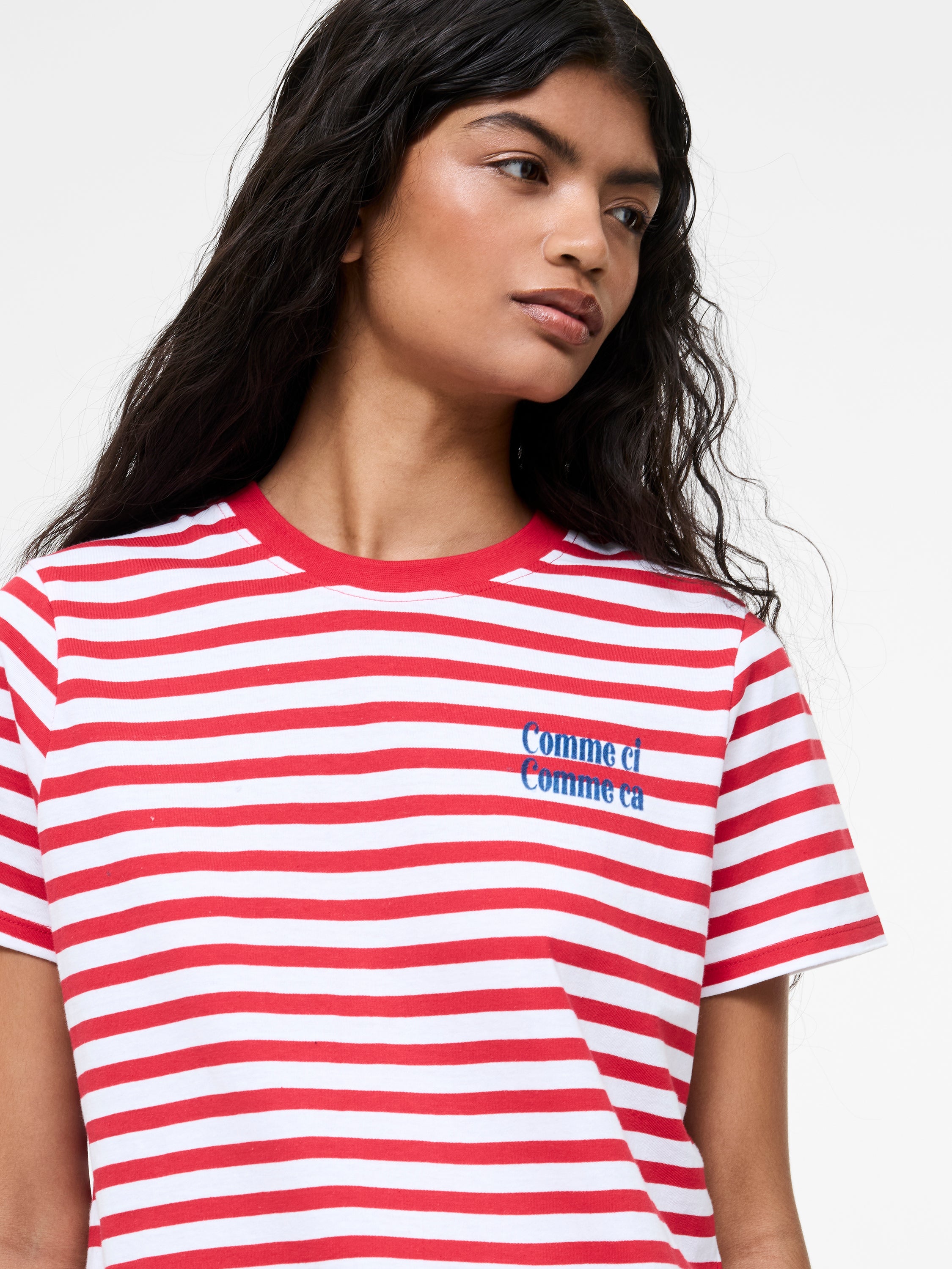 Comme Ci Comme Ca Striped T-Shirt