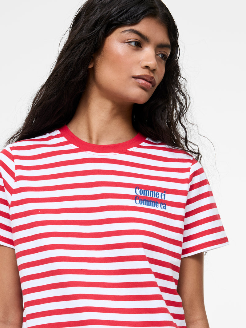 Comme Ci Comme Ca Striped T-Shirt