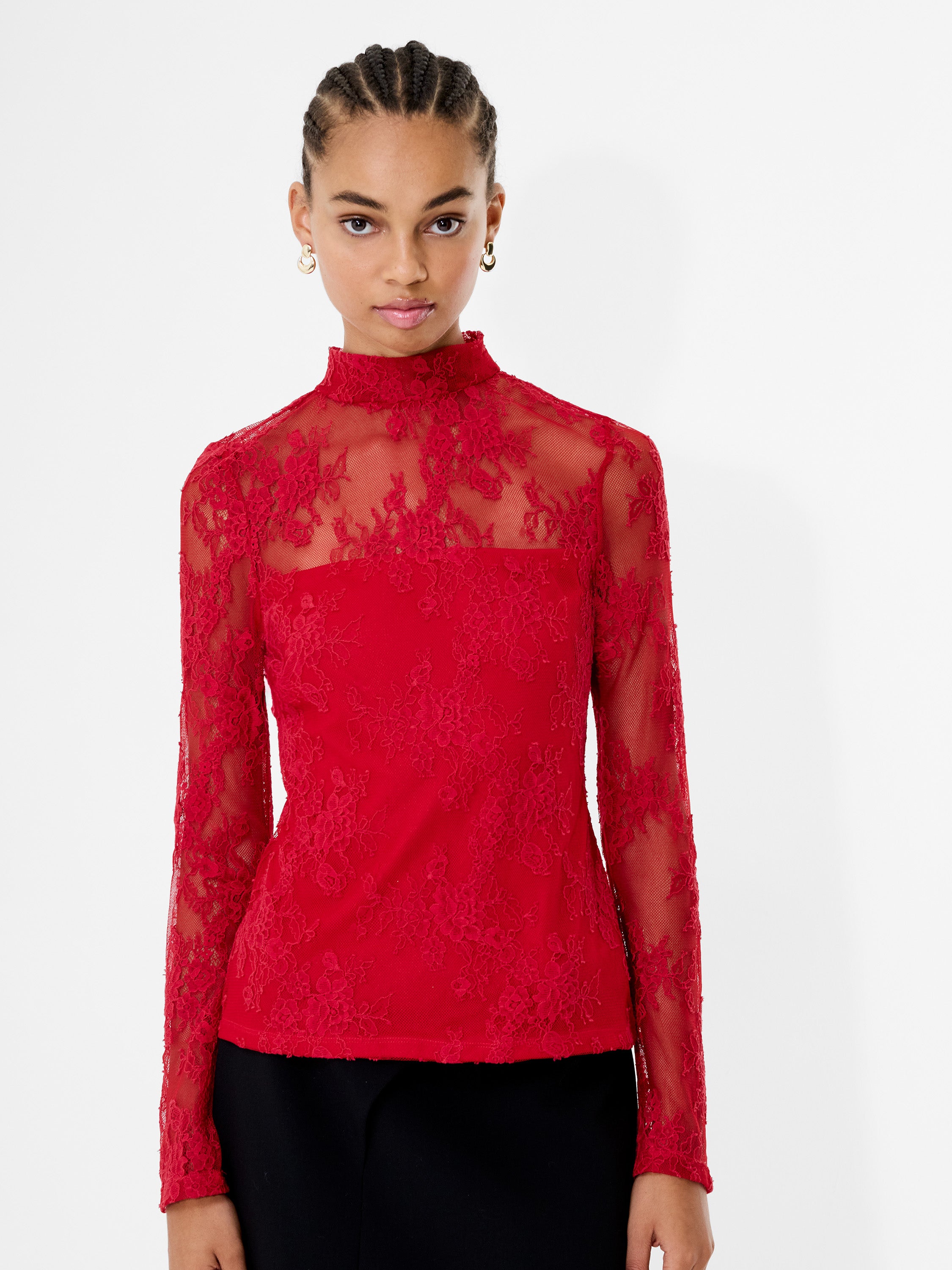 Bridget Lace Long Sleeve Top