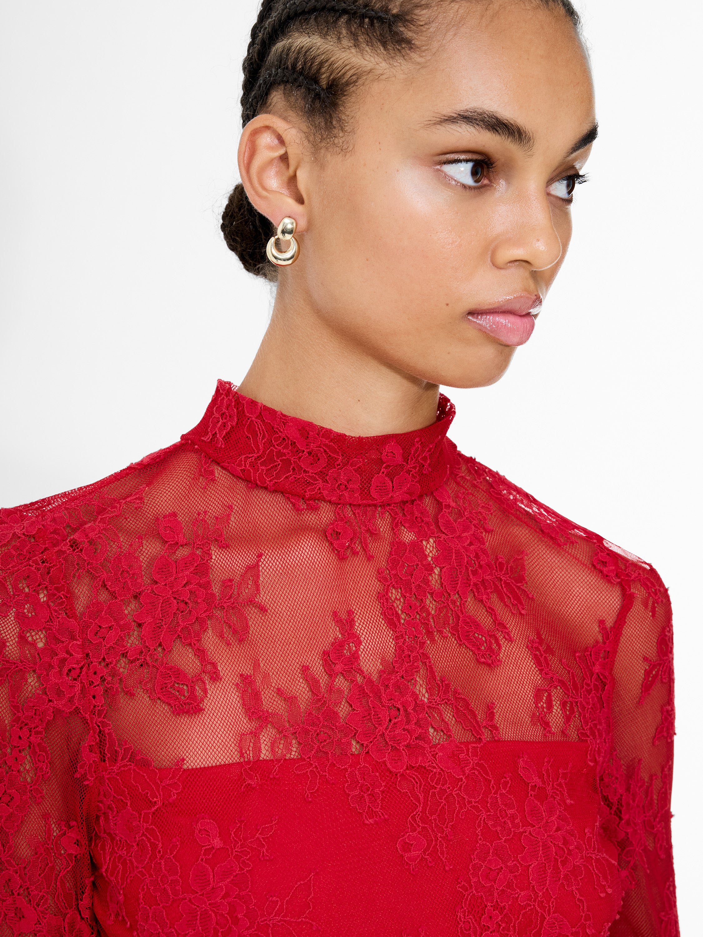 Bridget Lace Long Sleeve Top