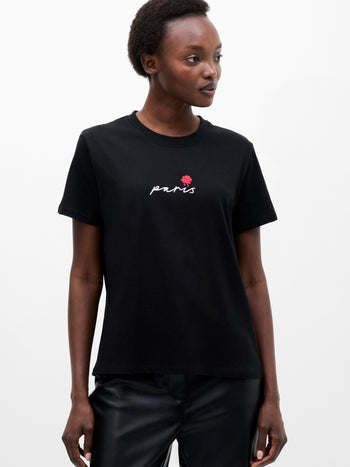 Paris Embroidered T-Shirt