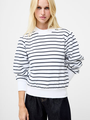 Sunday Sweat Striped Sweatshirt