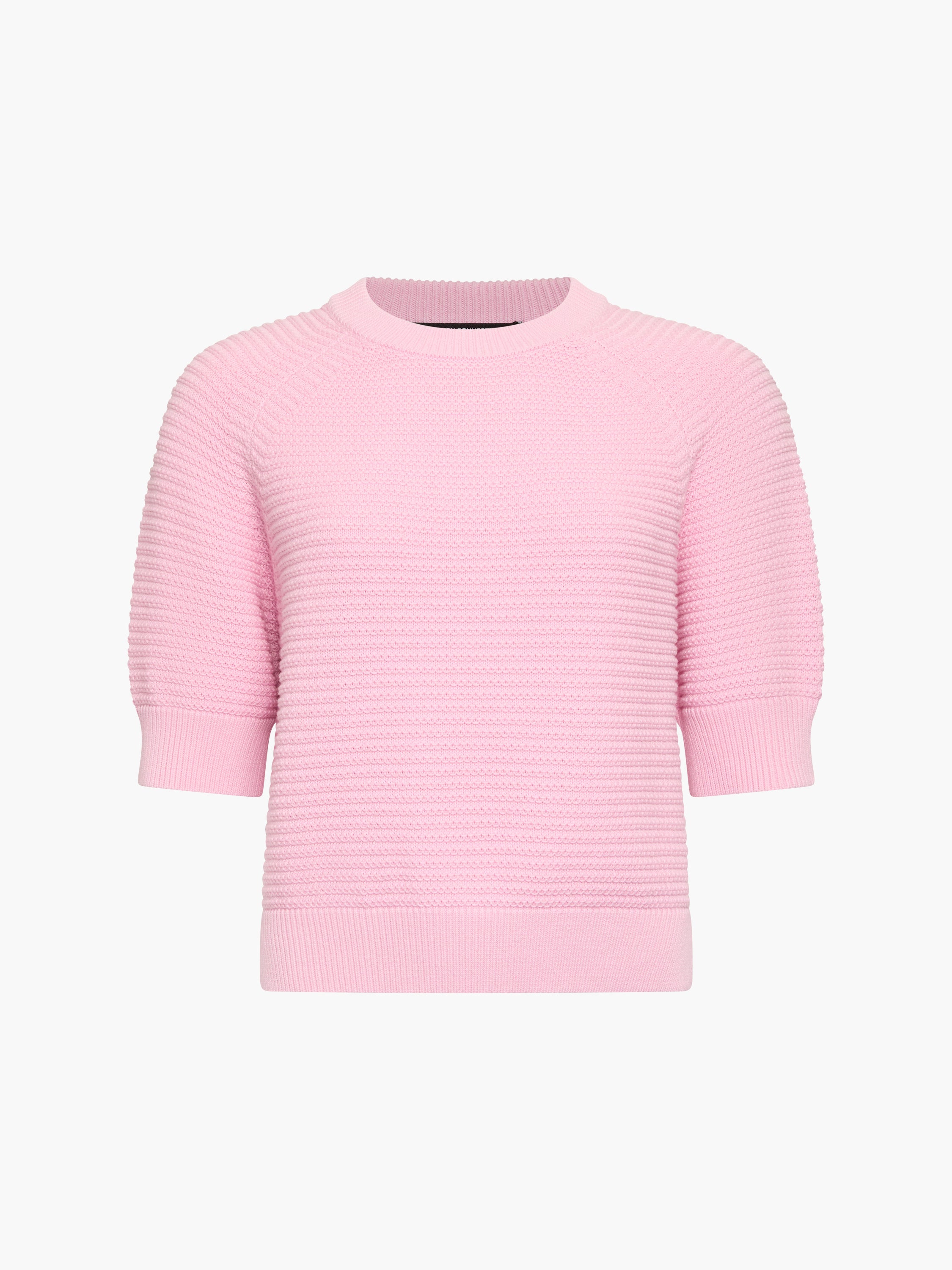 Lily Mozart Pearl Knit Light Pink Short Sleeve Jumper