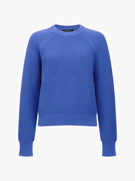 Lily Mozart Pearl Knit Blue Long Sleeve Jumper