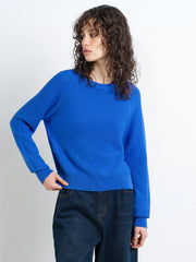 Lily Mozart Pearl Knit Blue Long Sleeve Jumper