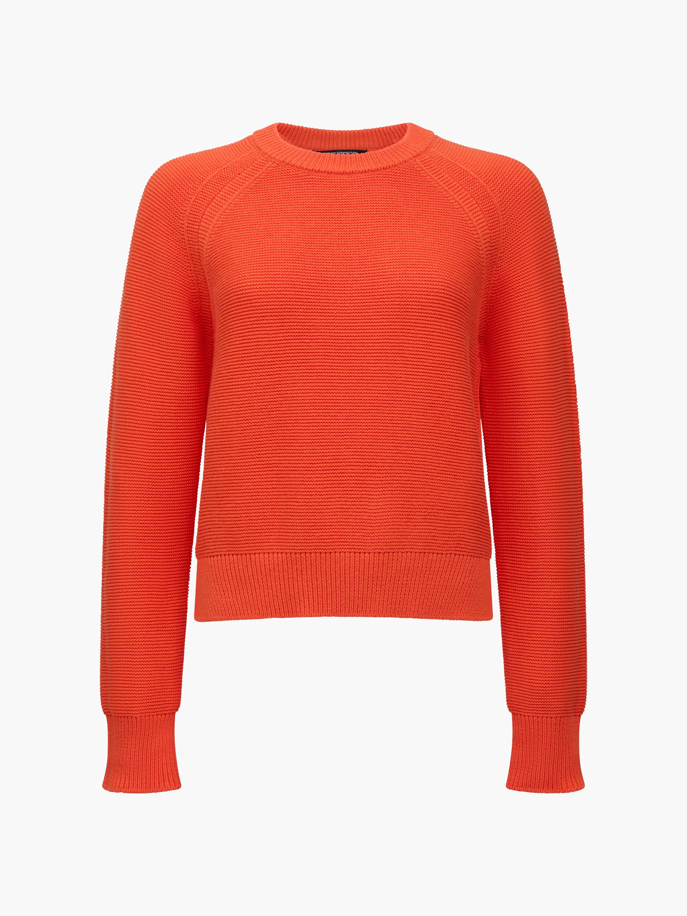 Lily Mozart Pearl Knit Orange Long Sleeve Jumper
