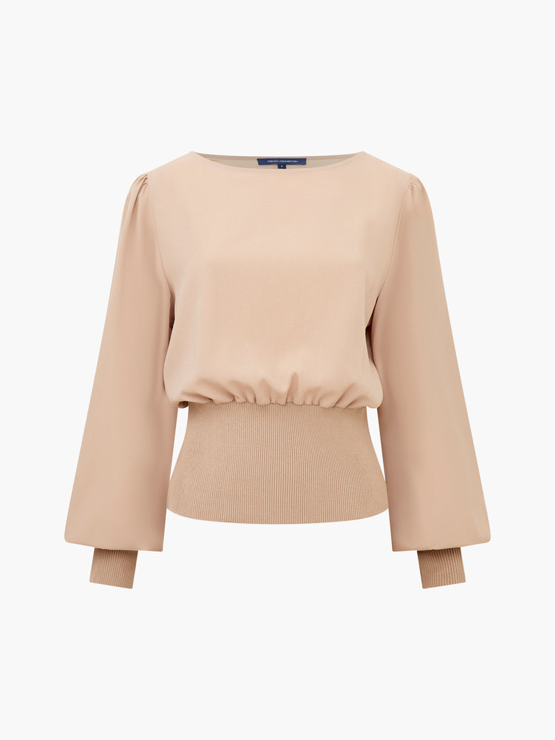 Krista Knit Slash Neck Jumper