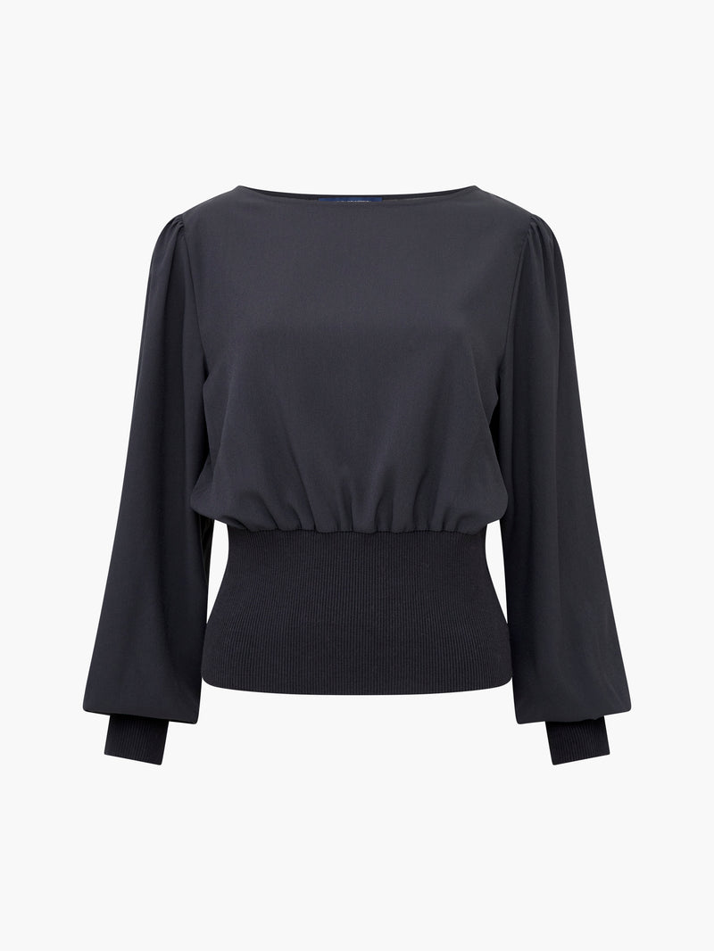 Krista Knit Slash Neck Jumper