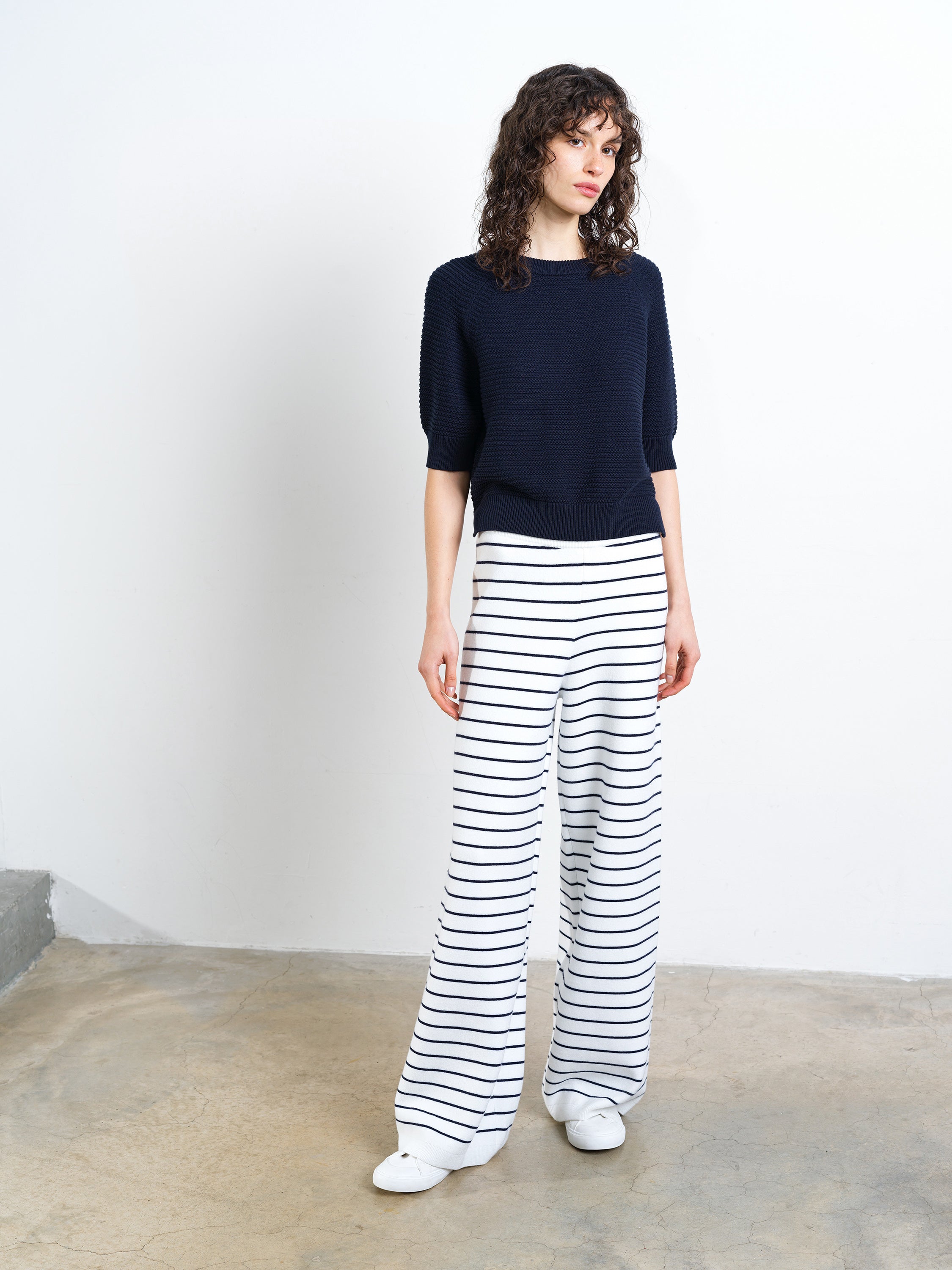 Lily Mozart Pearl Knit Short Sleeve Jumper