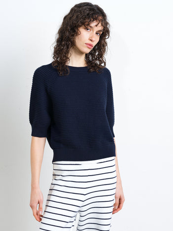 Lily Mozart Pearl Knit Short Sleeve Jumper