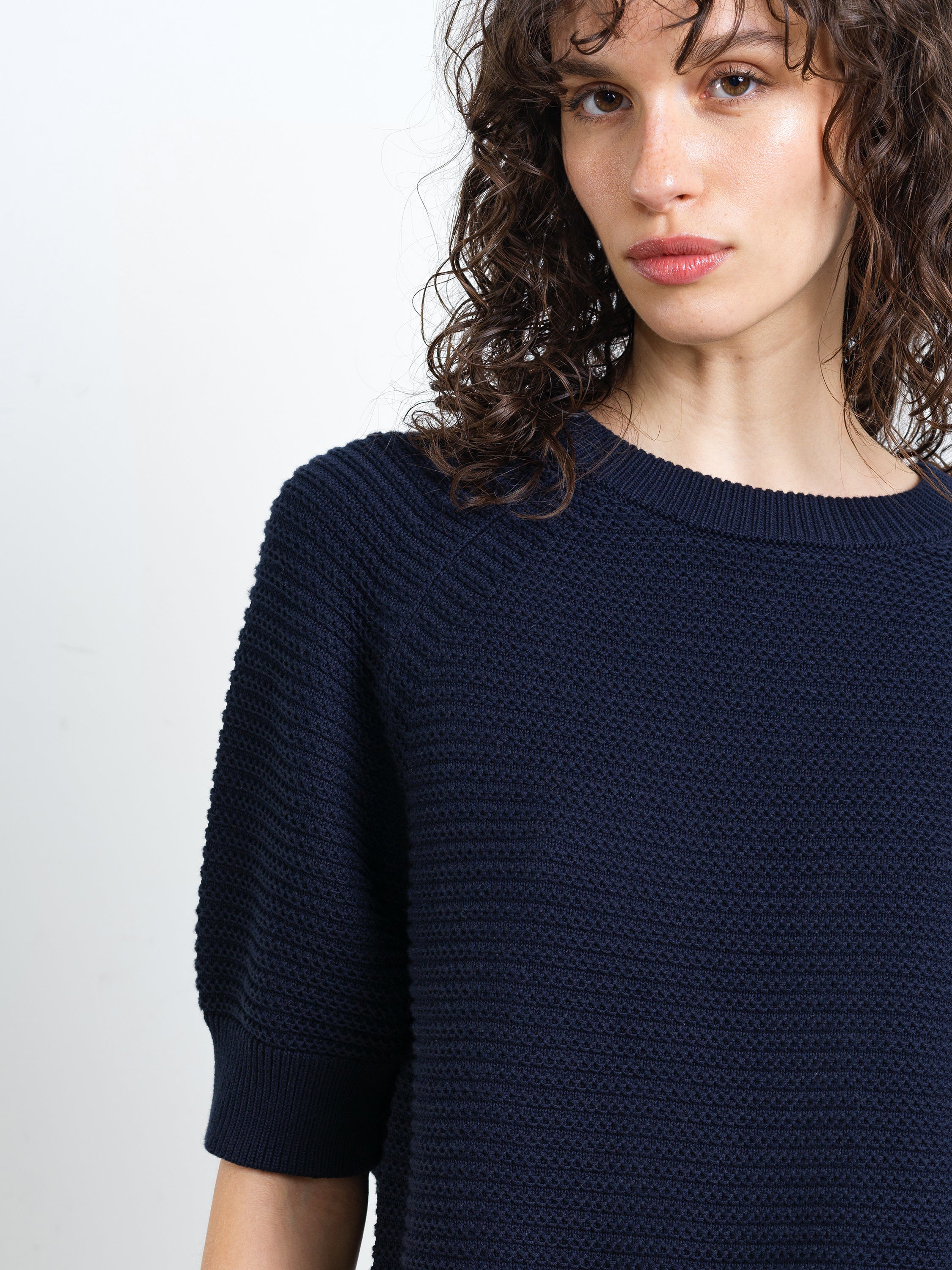 Lily Mozart Pearl Knit Short Sleeve Jumper