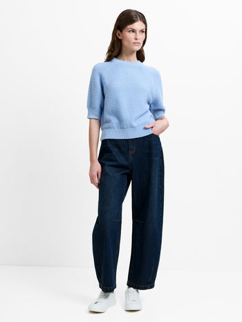 Lily Mozart Pearl Knit Short Sleeve Jumper