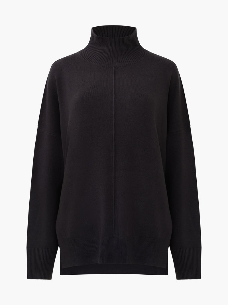 Babysoft River Knit High Neck Jumper