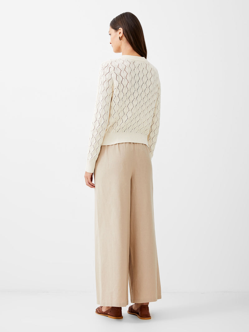 Knit Pointelle Cardigan