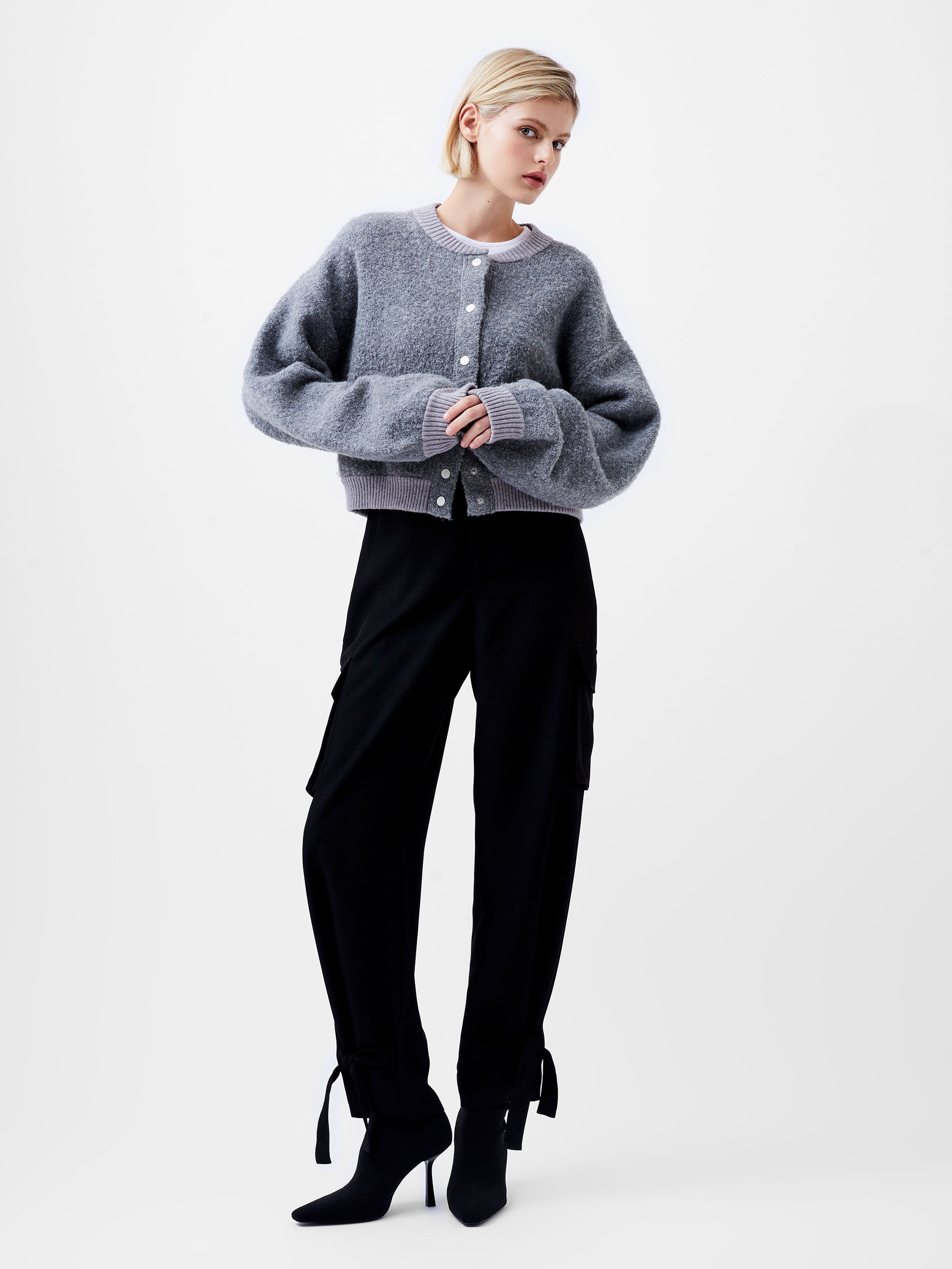 Melissa Knit Bomber Jacket