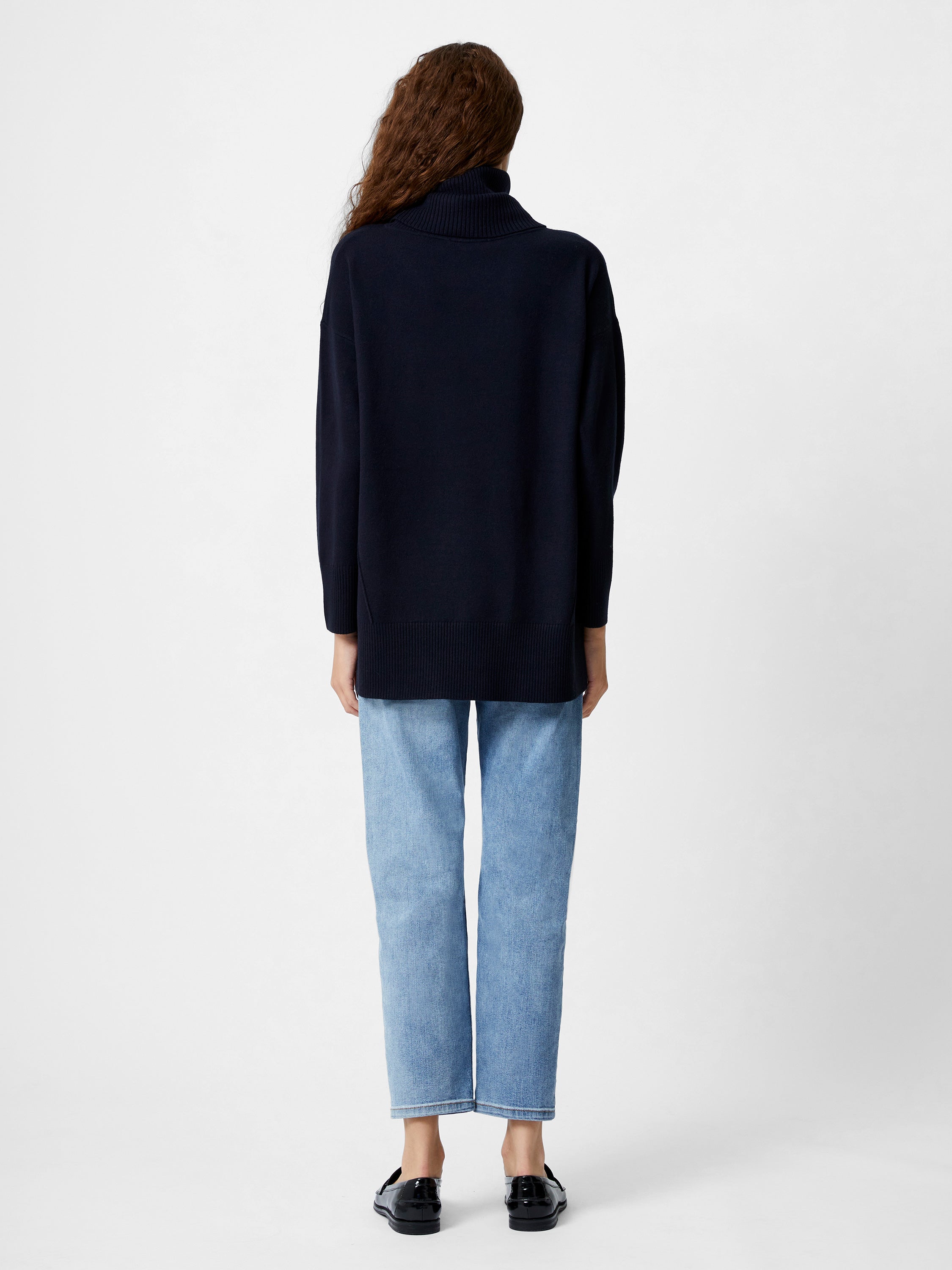 Babysoft Ribbed Cowl Neck Jumper