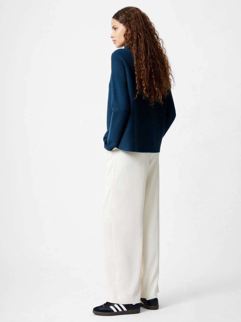 Babysoft Ribbed Mock Neck Jumper