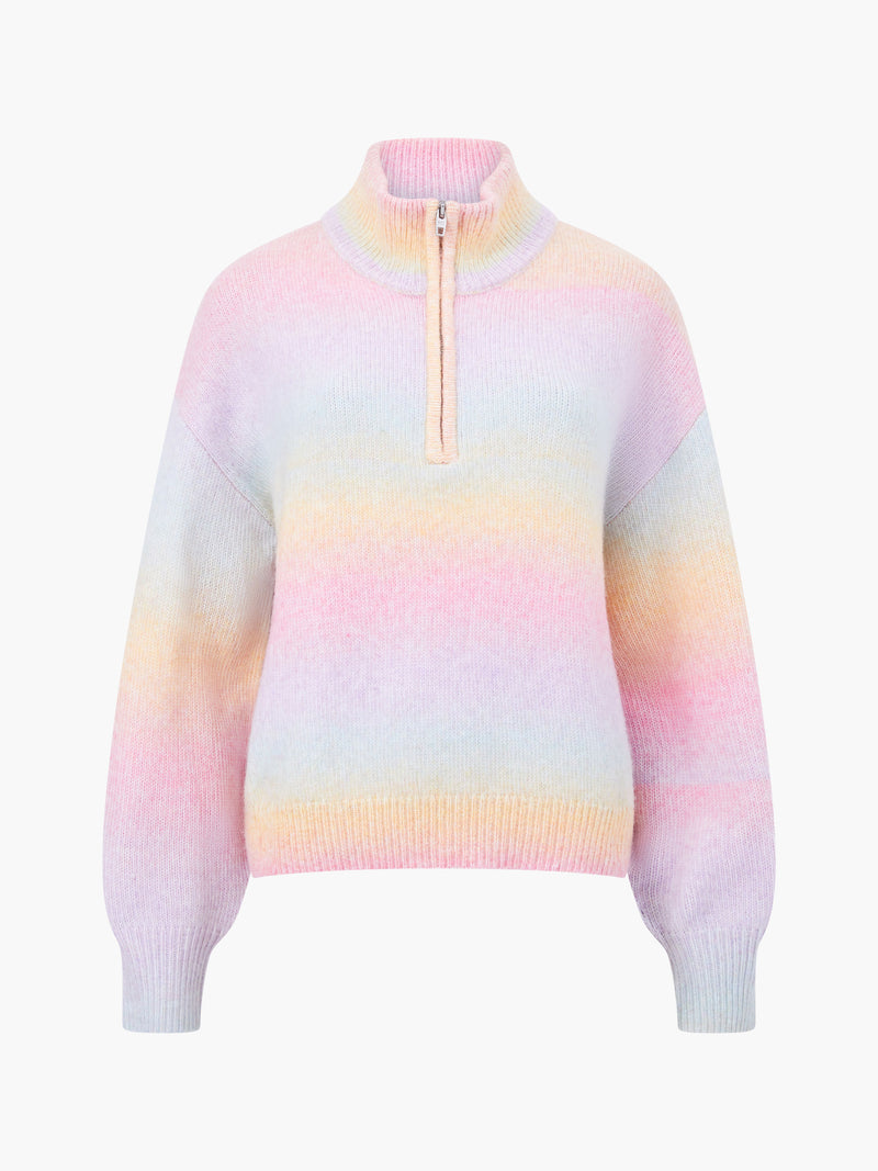 Babysoft Space Dye Half Zip Jumper