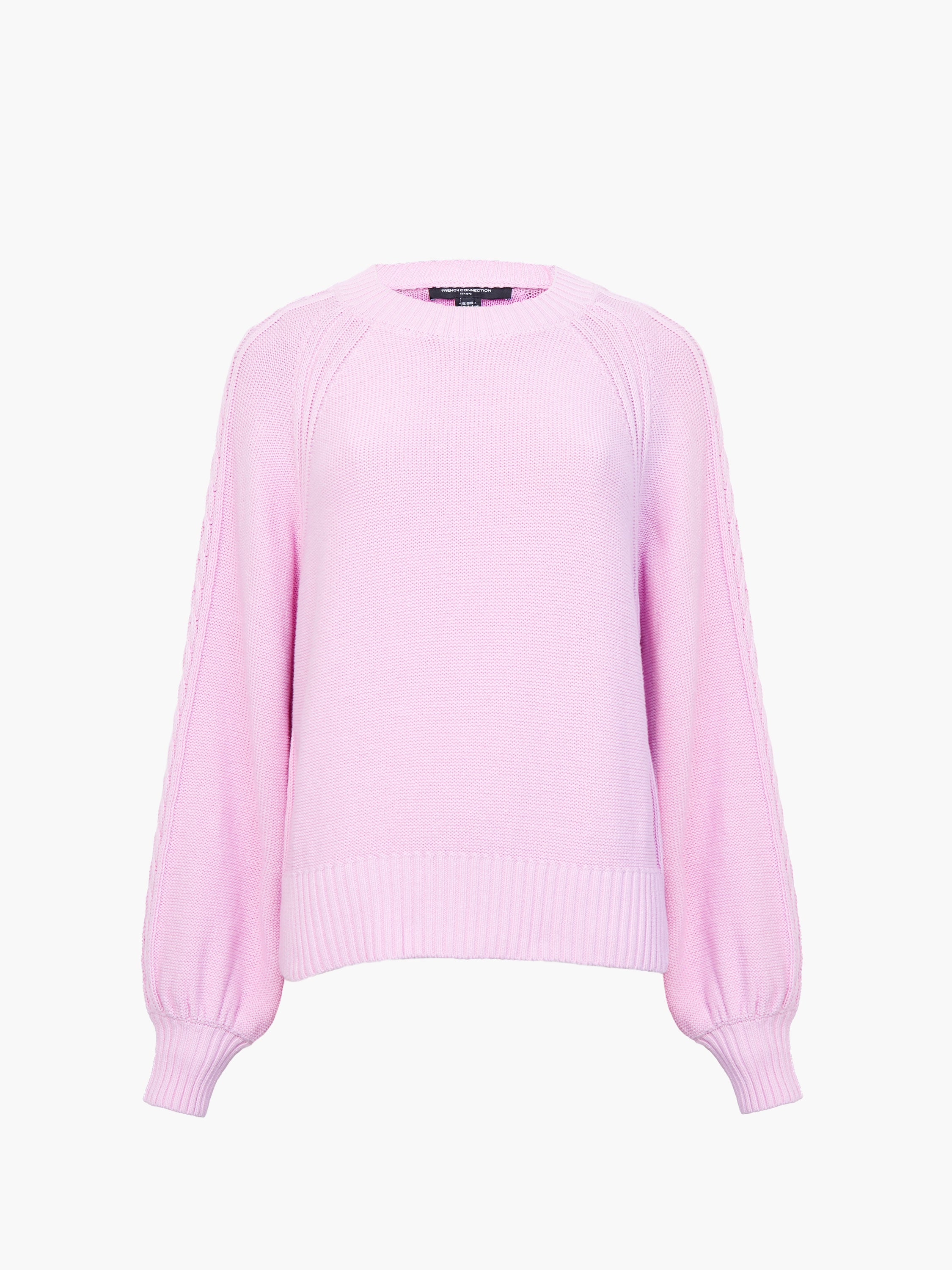 Lily Cable Knit Balloon Sleeve Jumper