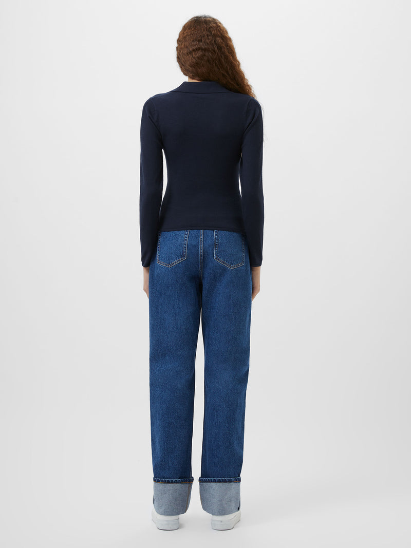 Larry Hearts V Neck Polo Top